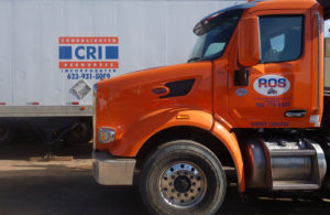 consolidated resources roll off service truck w logos