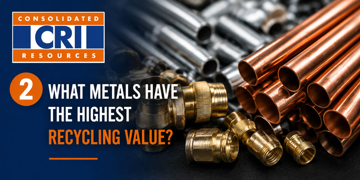 what metals have the highest recycling value? cover image