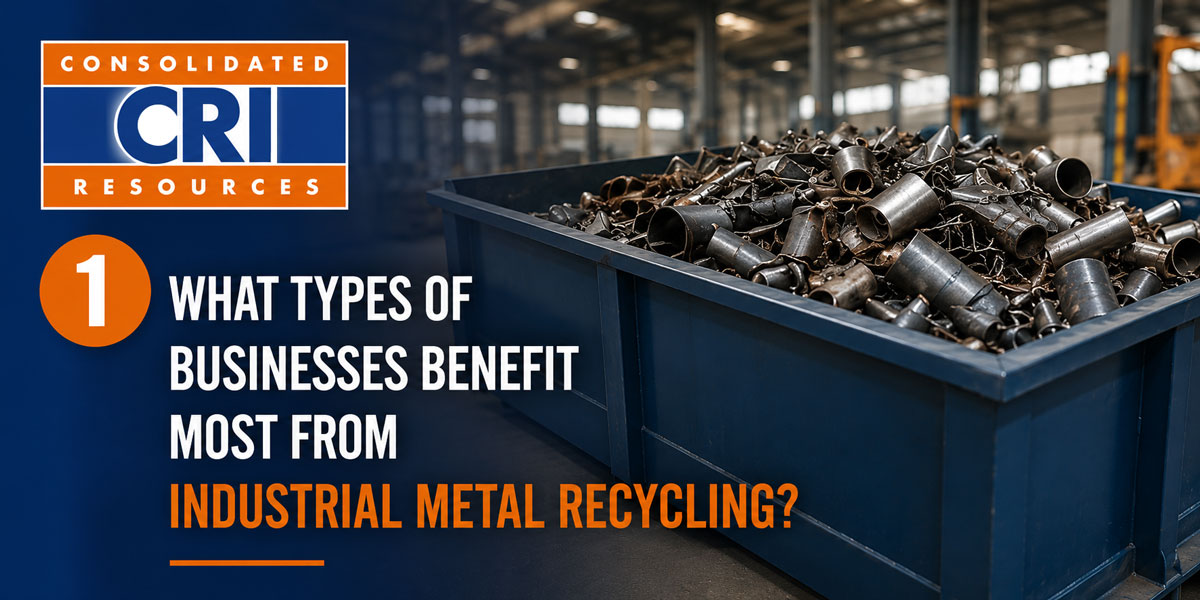 what type of businesses benefit from industrial metal recycling? cover image