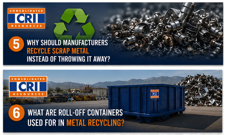 why recycle scrap metal, what are roll-of-containers? cover image